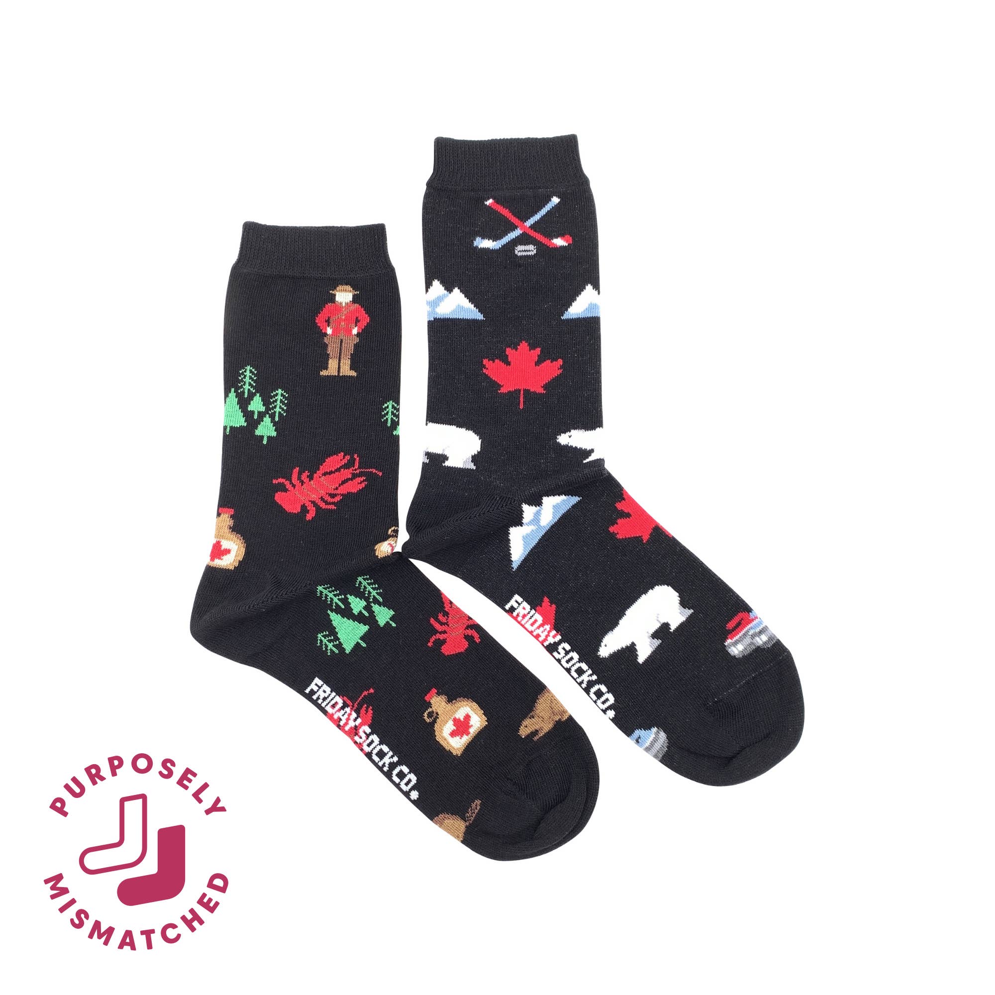 Friday Sock Co. - Women's Canada Icons
