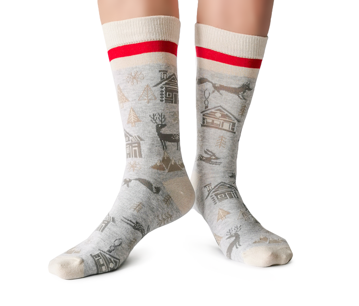 Uptown Sox - Winter Wonderland Socks - S/M (Women)