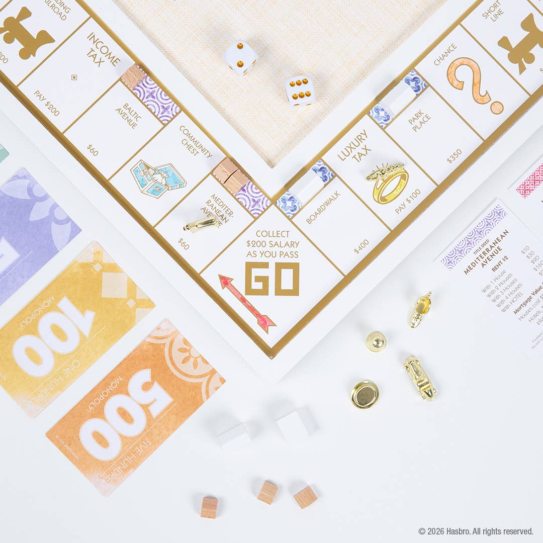 WS Game Company - Monopoly Bianco Edition