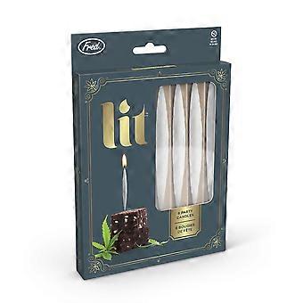 Lit Party Candles (8)