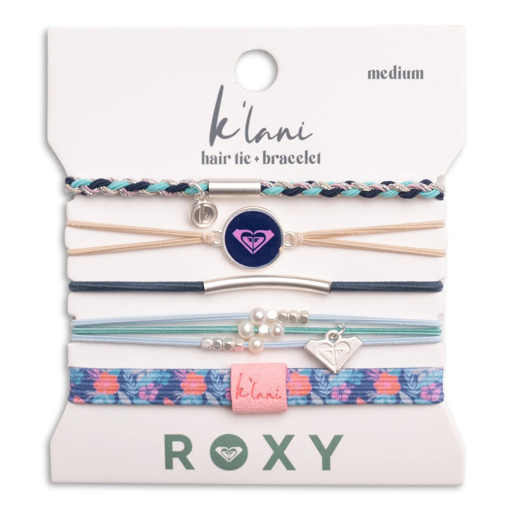 Klani Roxy Ocean Bloom - Hair Tie Bracelet