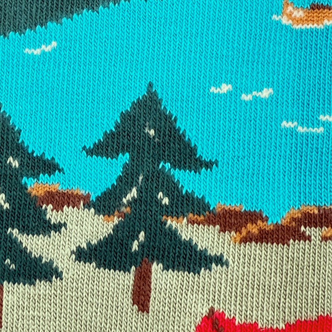 Friday Sock Co. - Women's Canada Mountain Scene