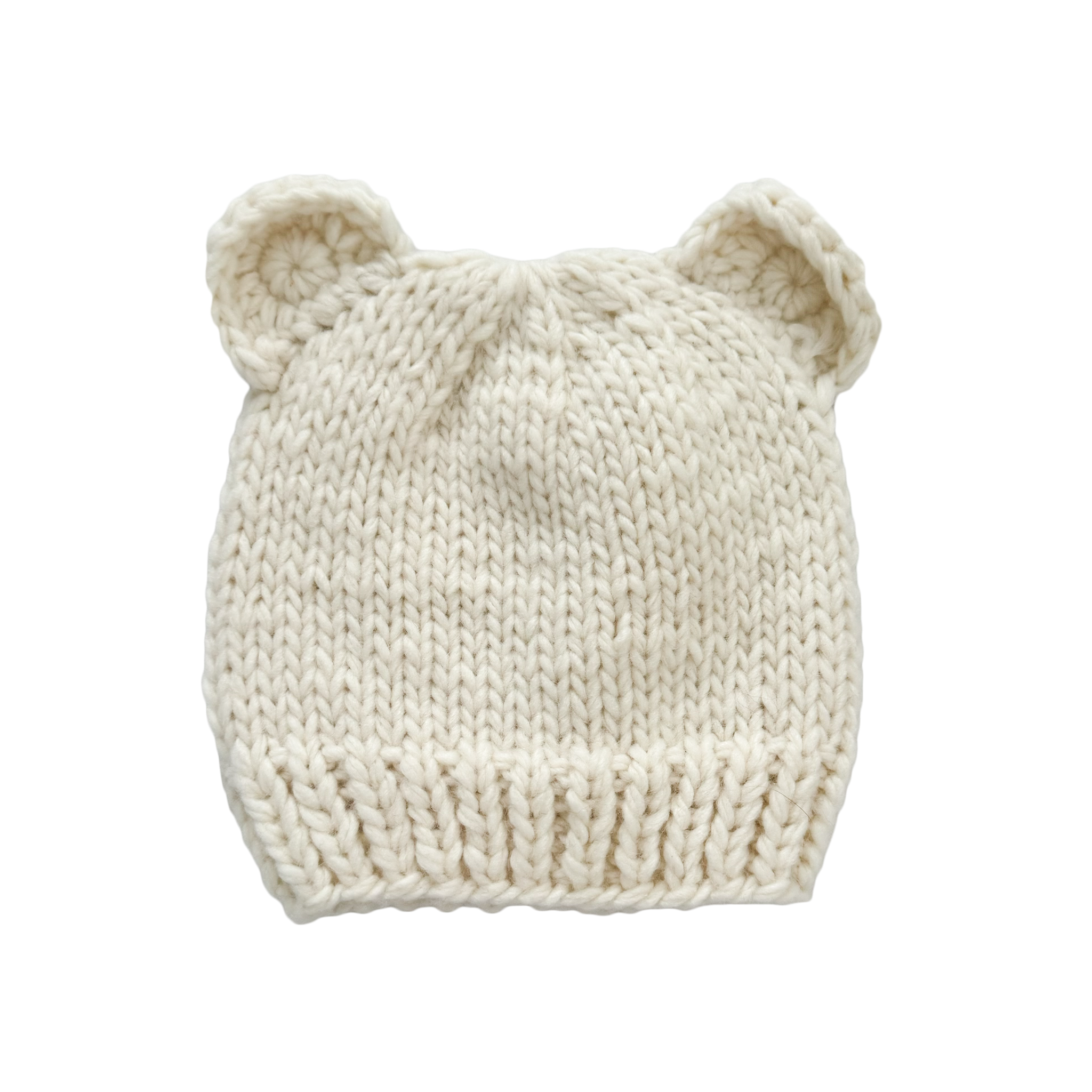 Bear Hat, Cream - Baby & Kid