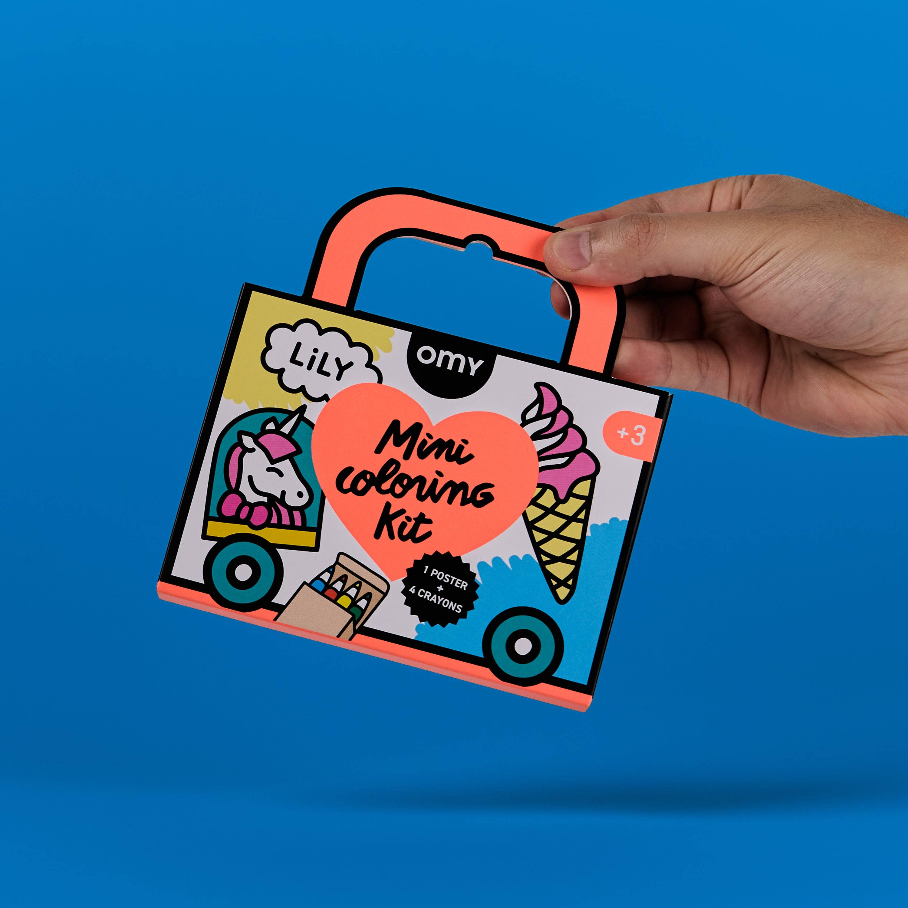 OMY - MINI POCKET COLORING - UNICORN