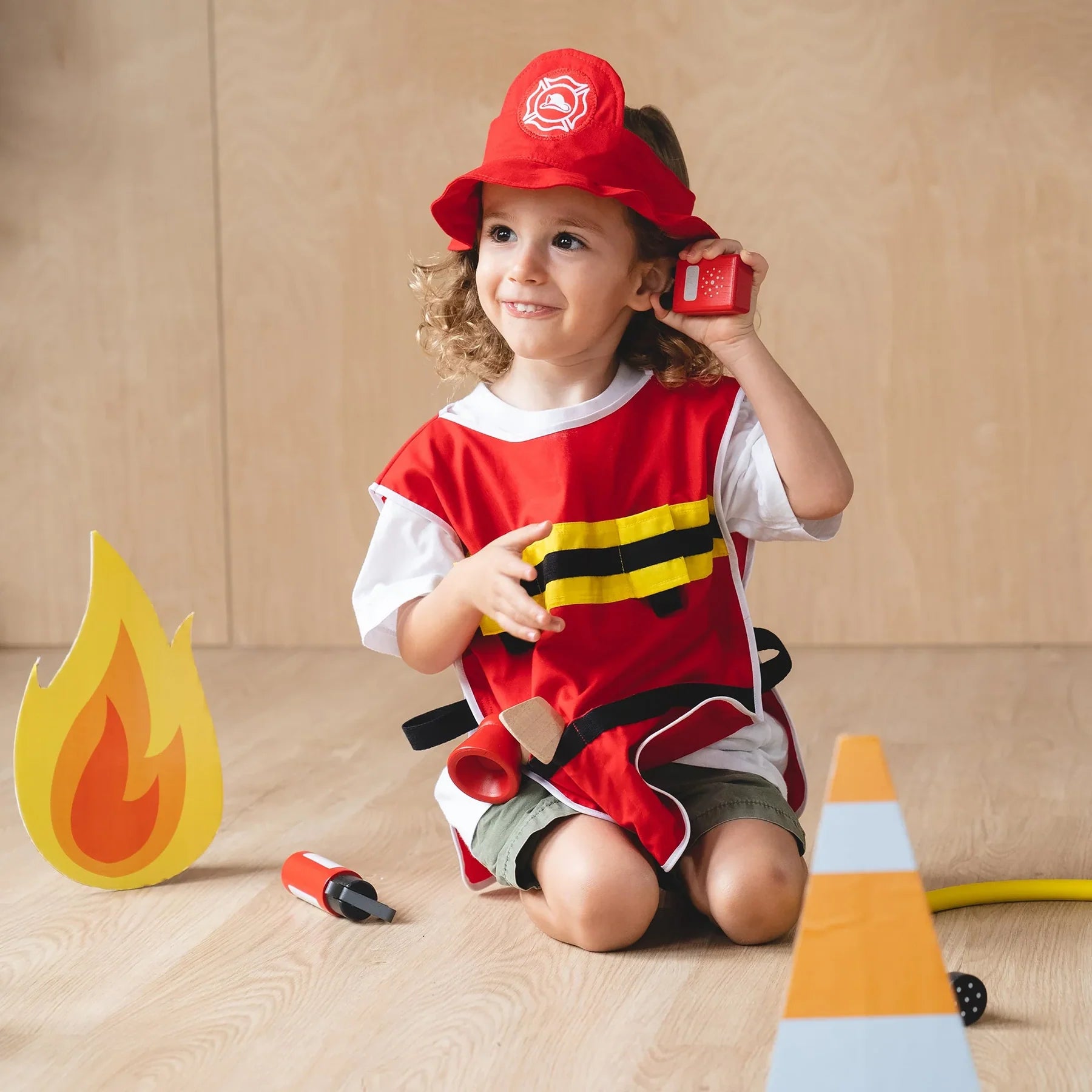 Plan Toys - Fire Fighter Playset