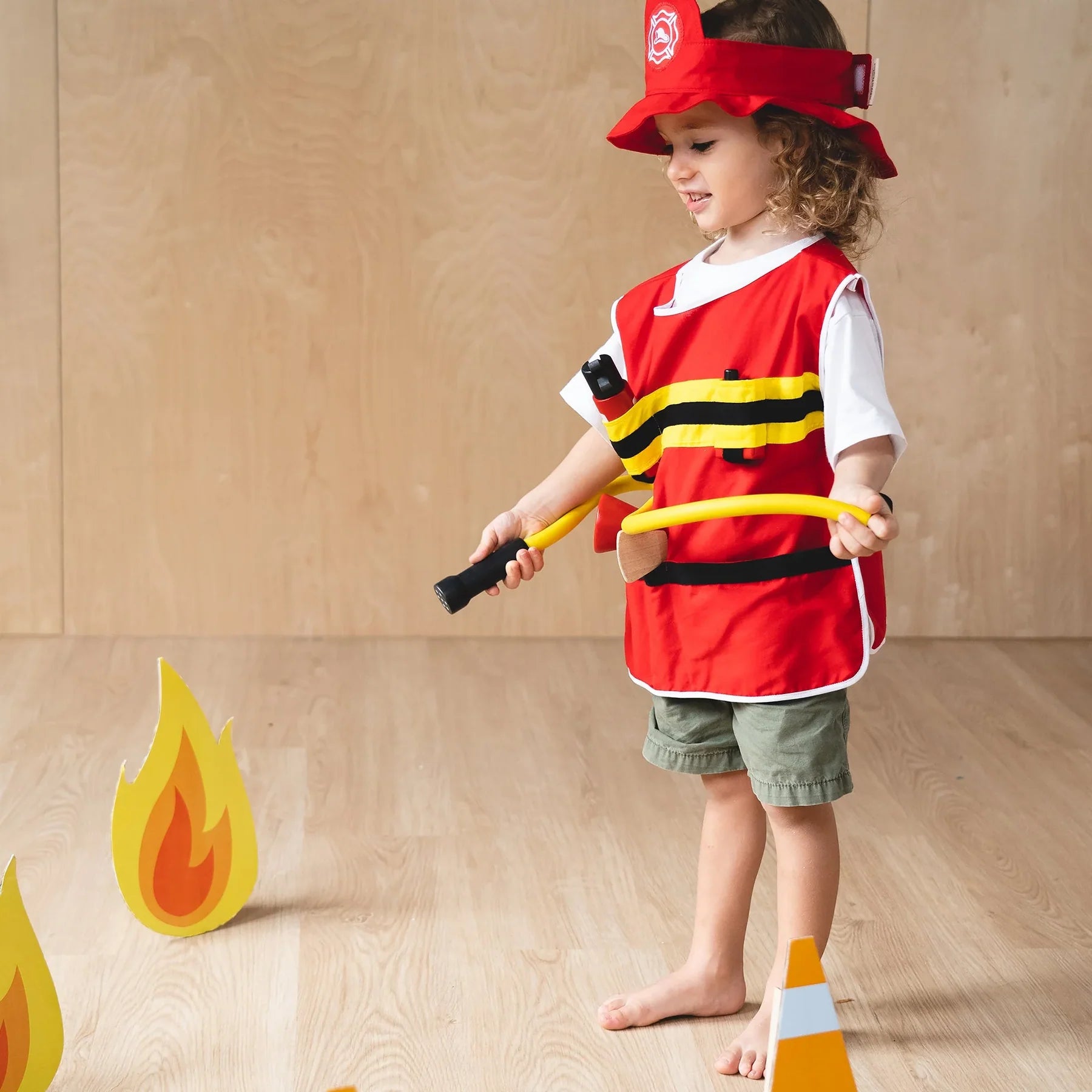 Plan Toys - Fire Fighter Playset