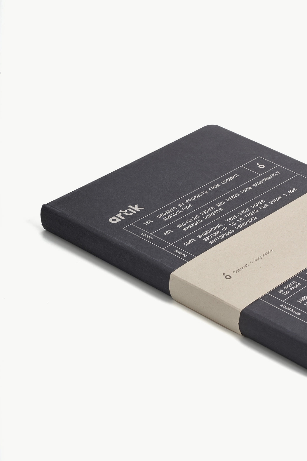 Artik Hard Cover Journal Coconut