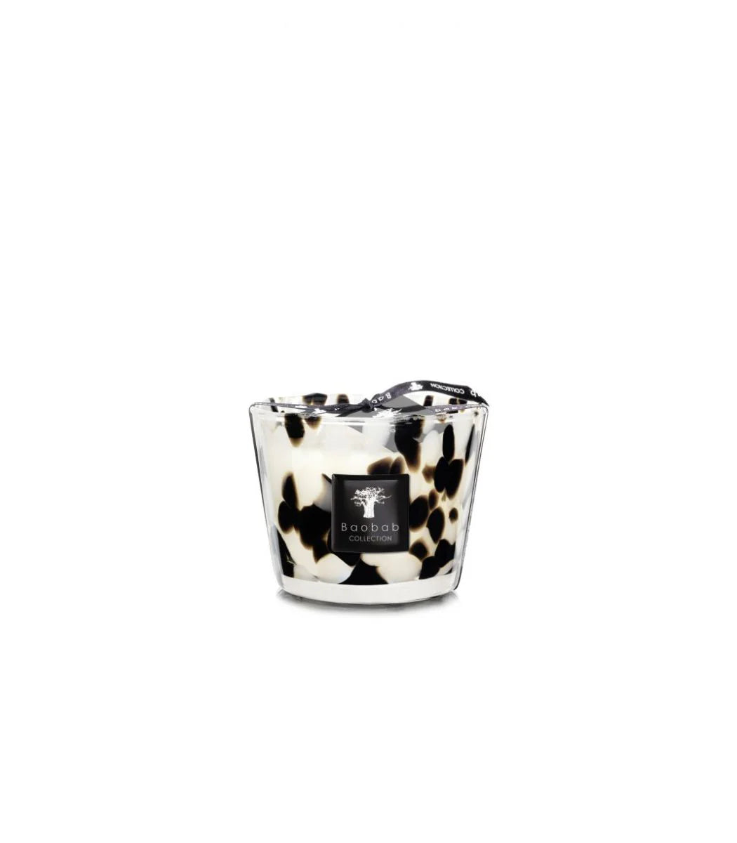 Baobab Candle Pearls Black