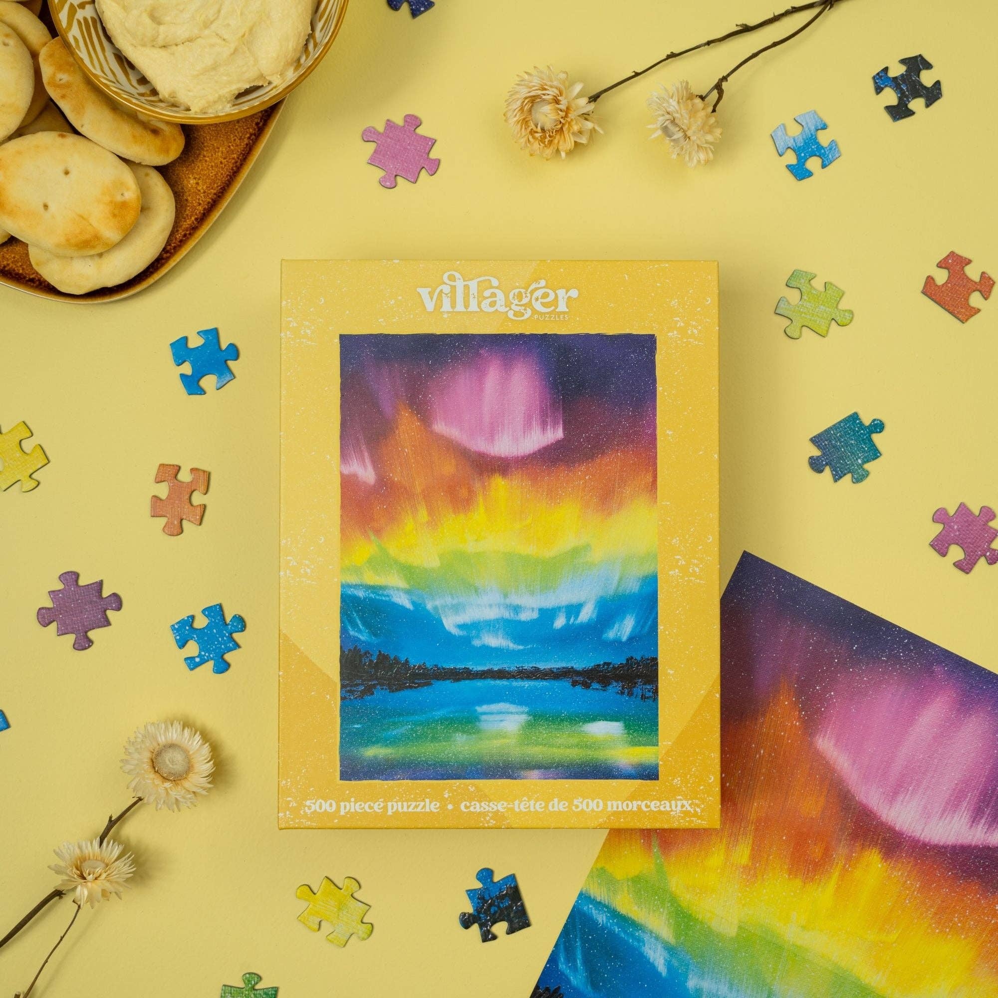 Villager Puzzles Rainbow Northern Lights