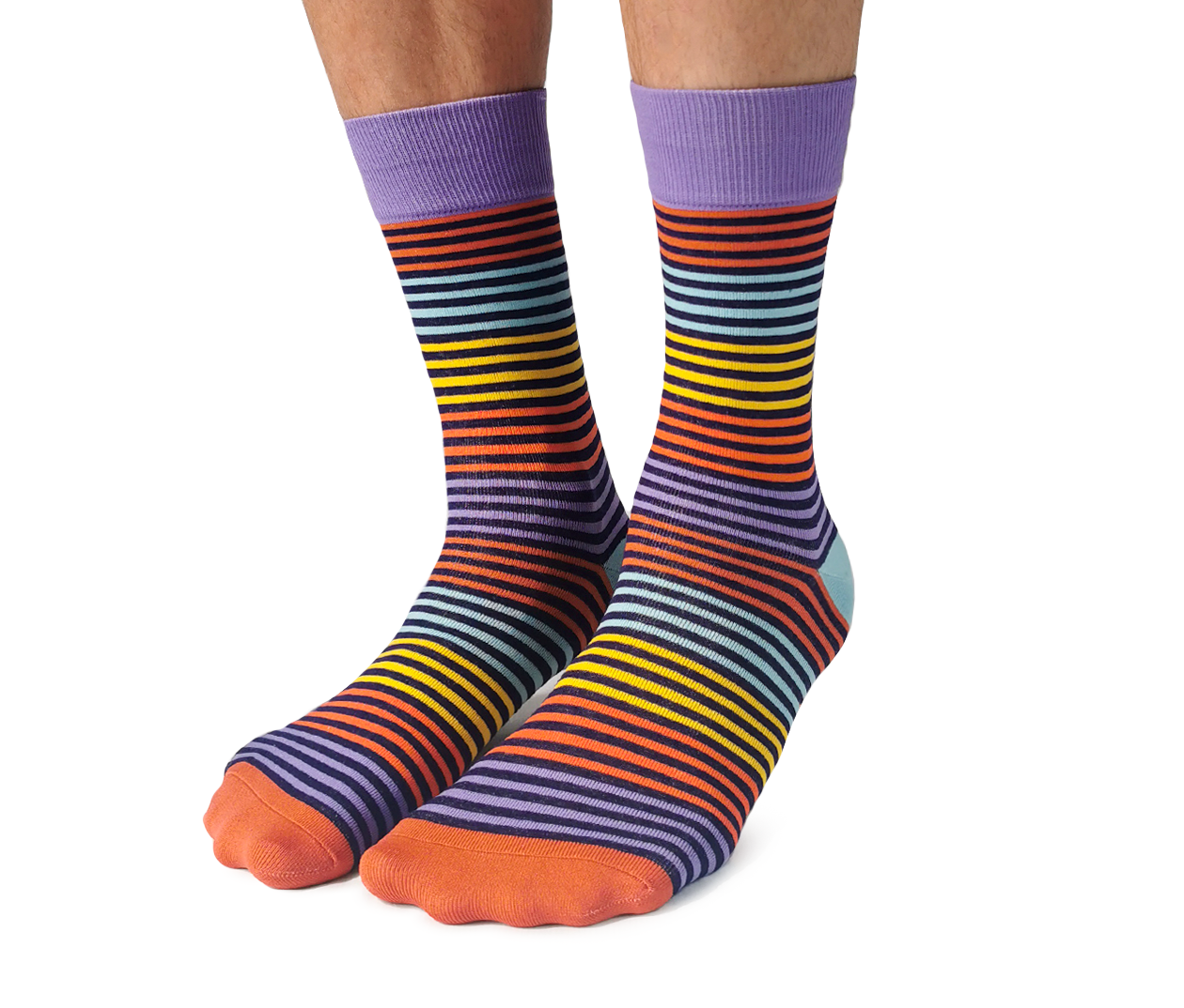 Uptown Sox - Stripe Right Socks - M/L (Men)