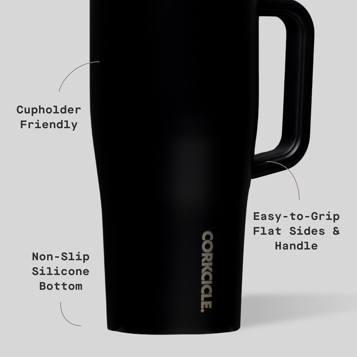 Corkcicle Cruiser 22oz Matte Black