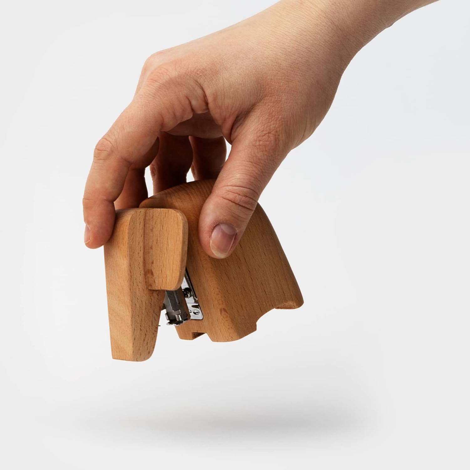 Stapler Small Elephant Wooden
