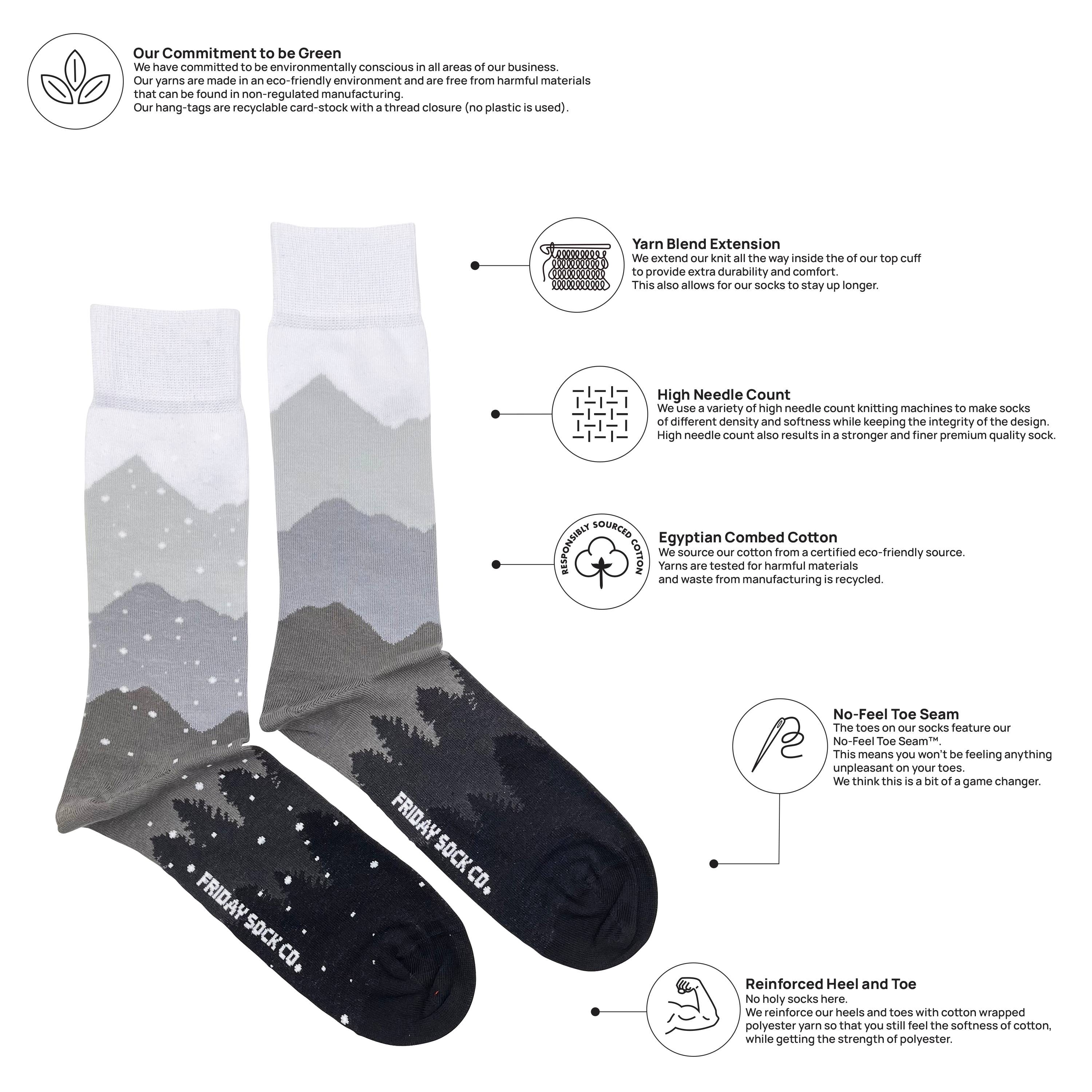 Friday Sock Co. - Men's Mountain & Snow