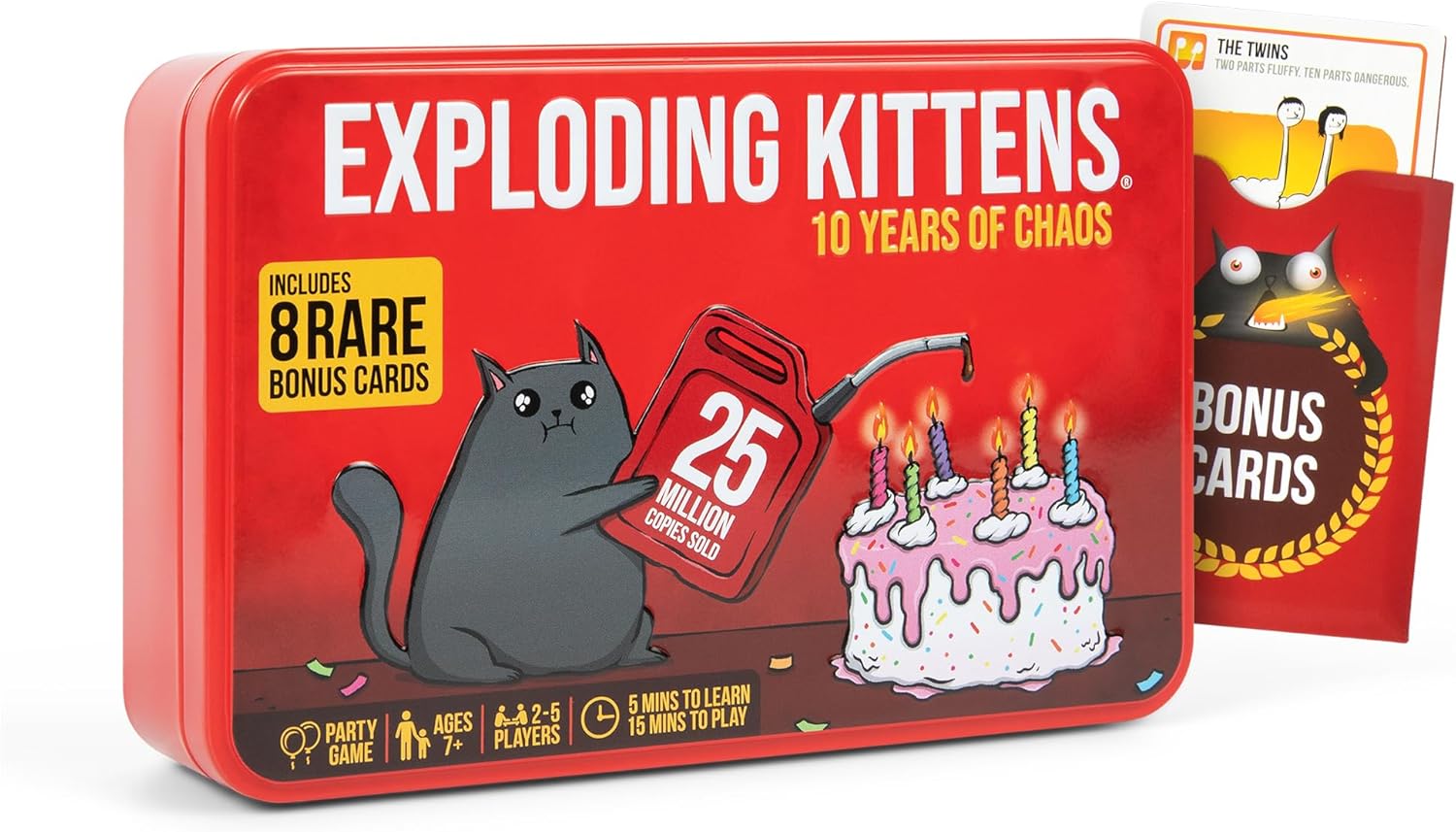 Asmodee Exploding Kittens - 10 Years Anniversary Tin