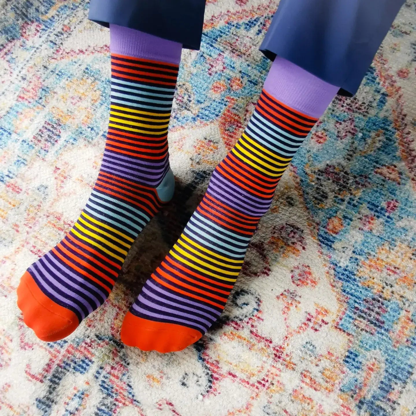 Uptown Sox - Stripe Right Socks - M/L (Men)