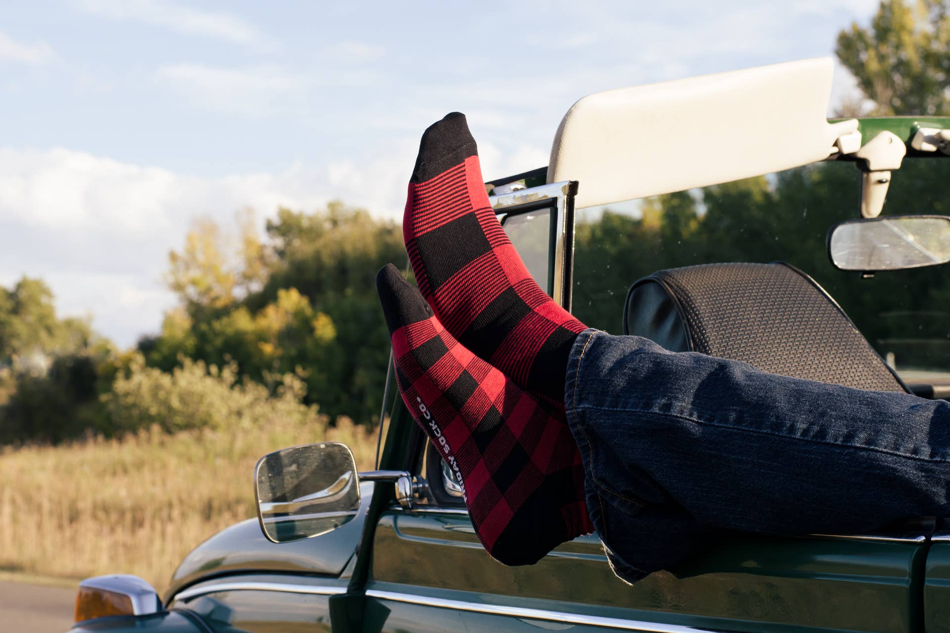 Friday Sock Co. - Men’s  Red Plaid Socks