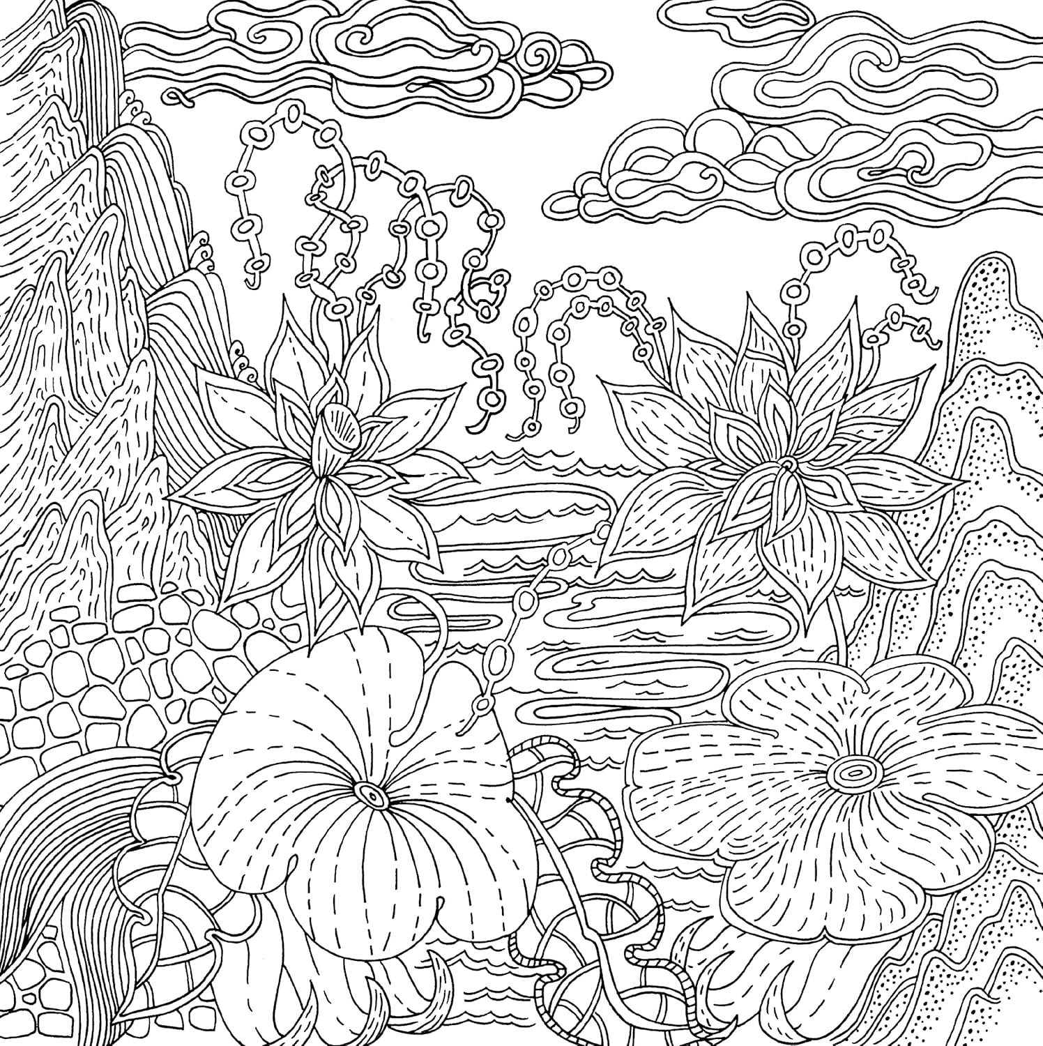 Serenity Adult Coloring Book