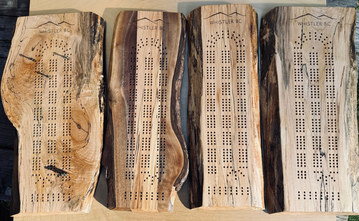 Michaela - Cribbage Board Wood