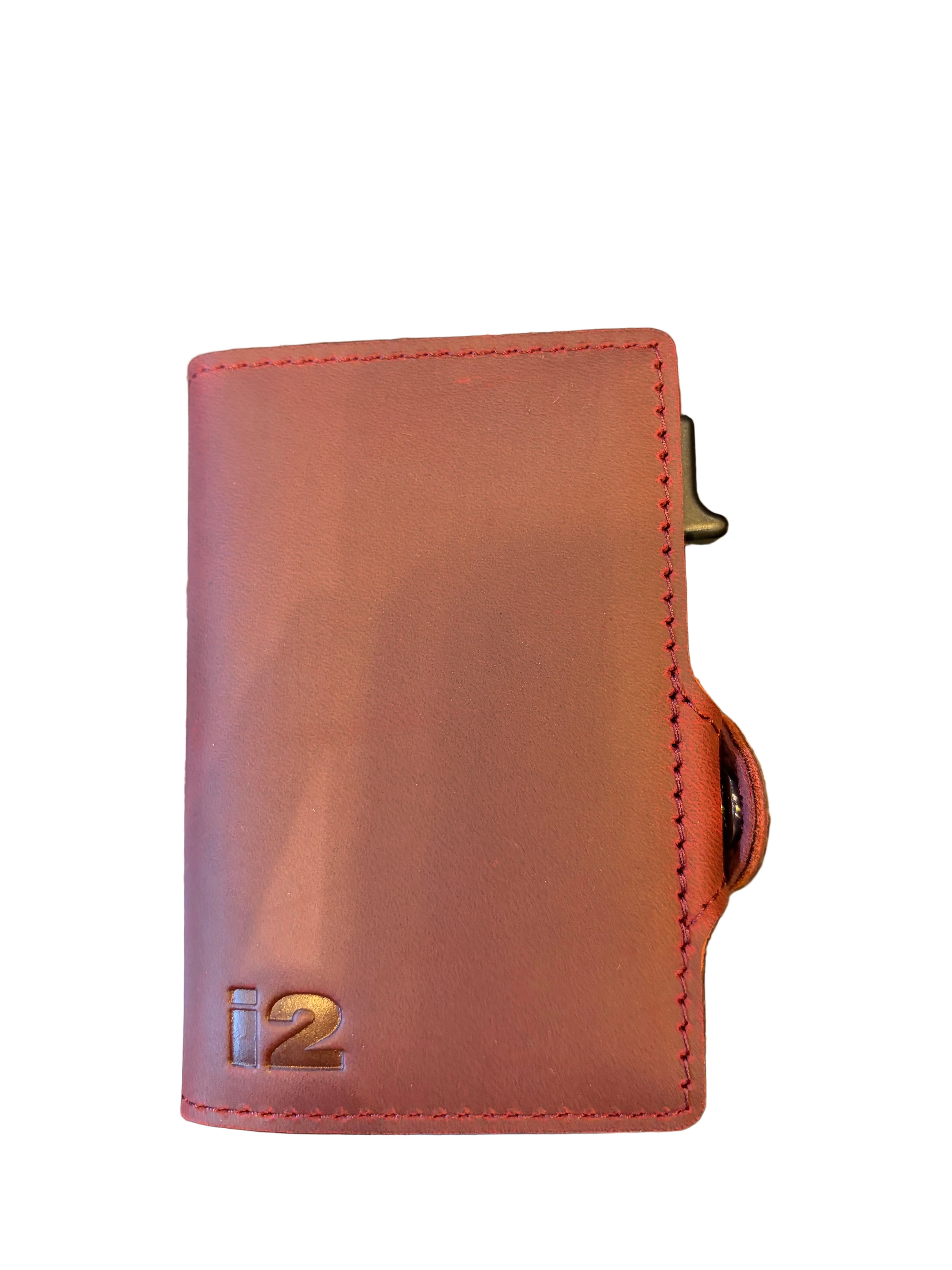 i2 RFID Ejection Wallet Crazy Horse Leather