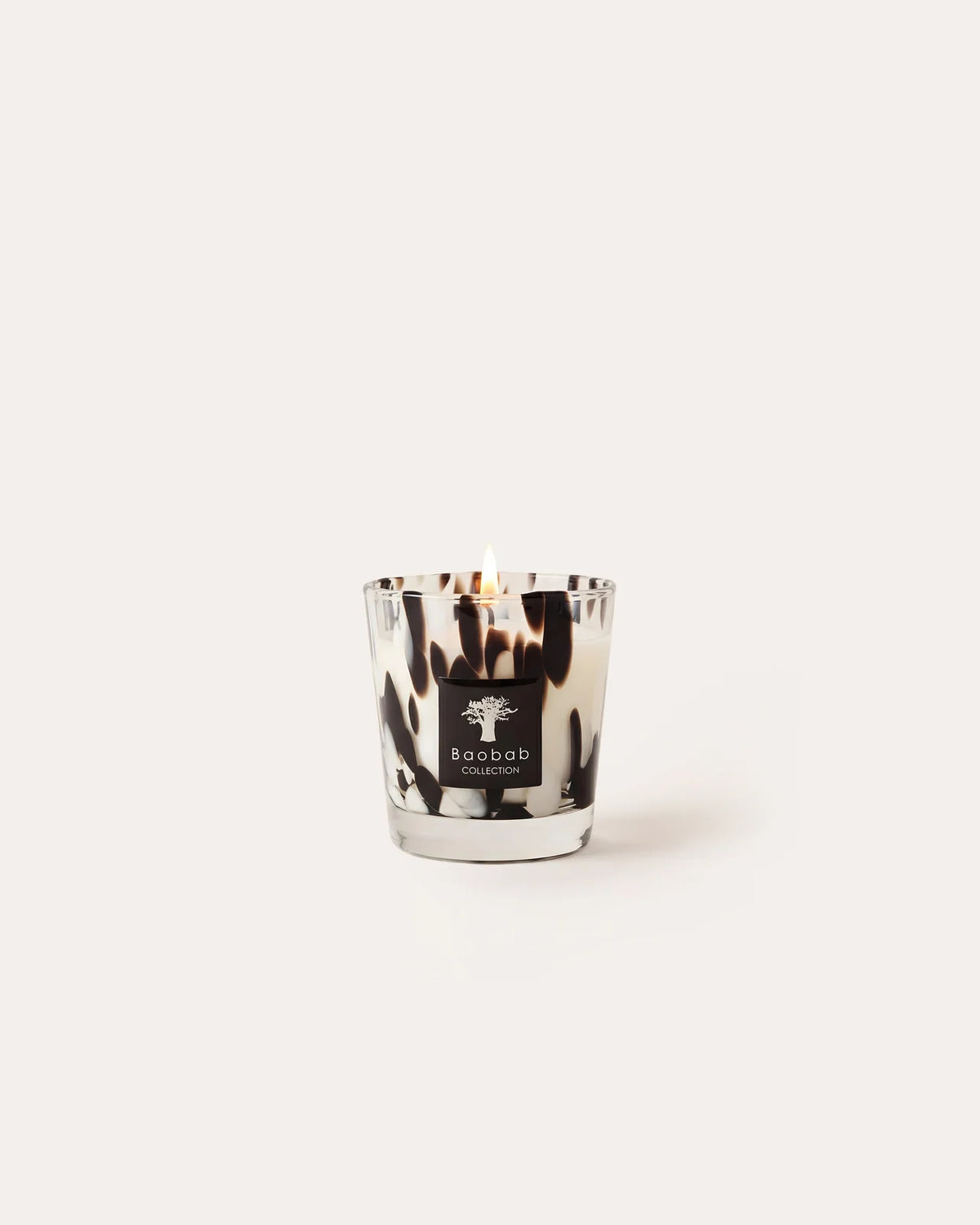 Baobab Candle Pearls Black