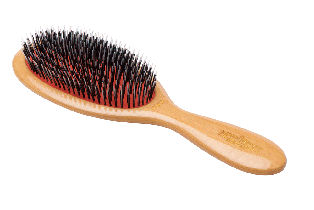 Mason Pearson Junior BN2 (Bristle & Nylon) Natural Wood