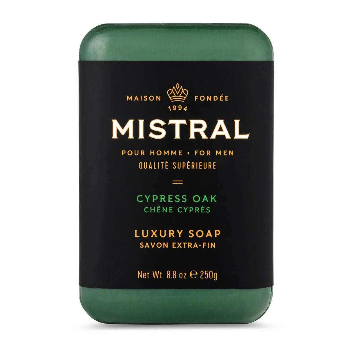 Mistral Bar Soap 250g Men's Cypress Oak