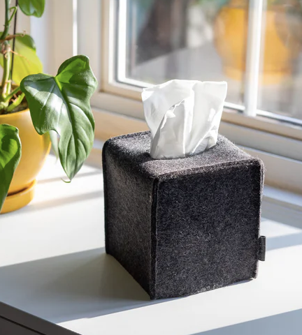 Graf Lantz Tissue Box Cover Black sm