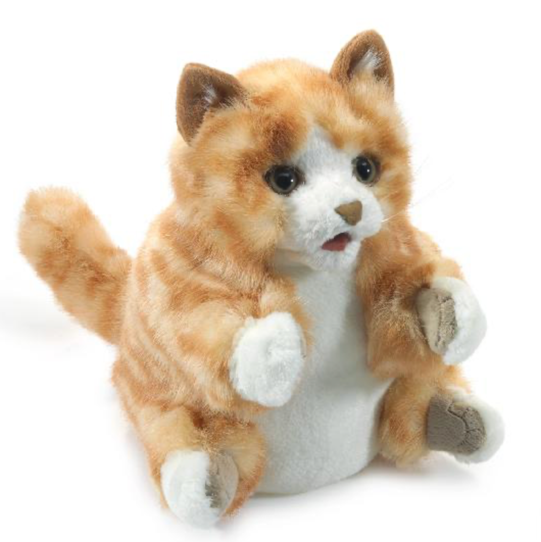 Orange Tabby Kitten Puppet