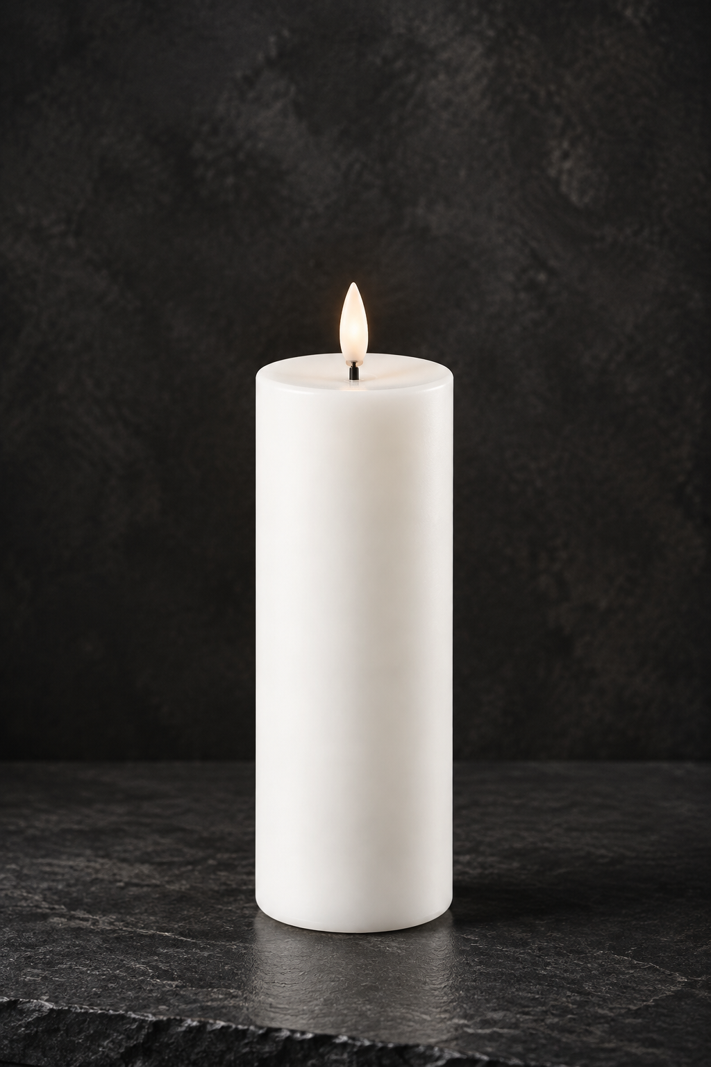Piffany - LED Pillar Candle White