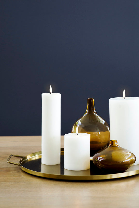 Piffany - LED Pillar Candle White