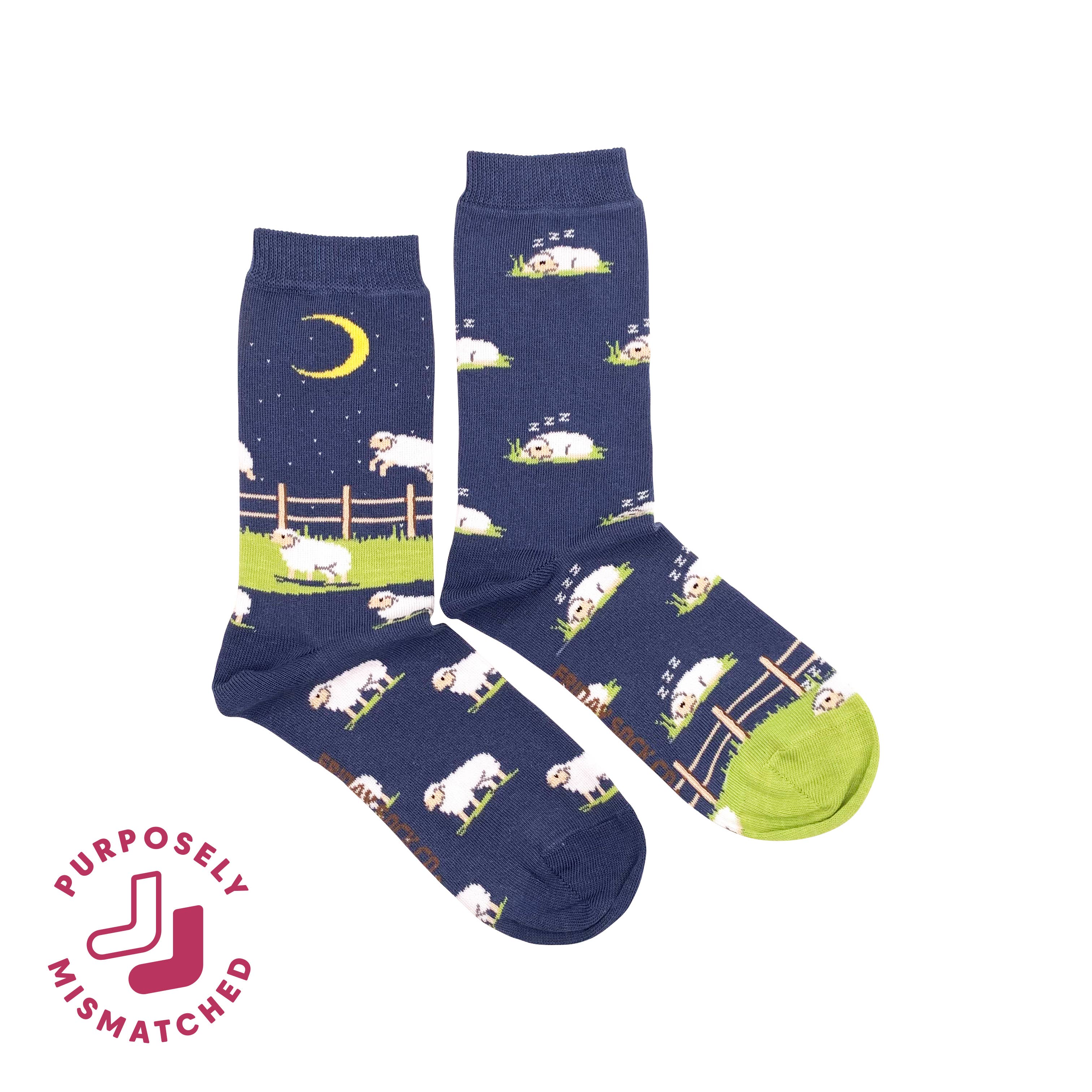 Friday Sock Co. - Women's Jumping Sheep