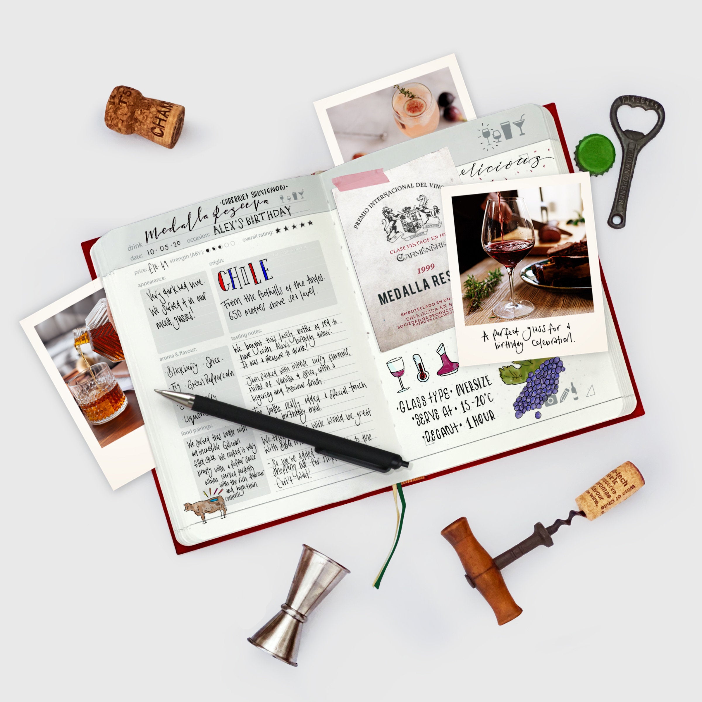 Suck UK My Drinks Journal