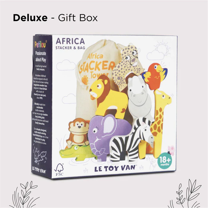 Le Toy Van Africa Stacking Animals