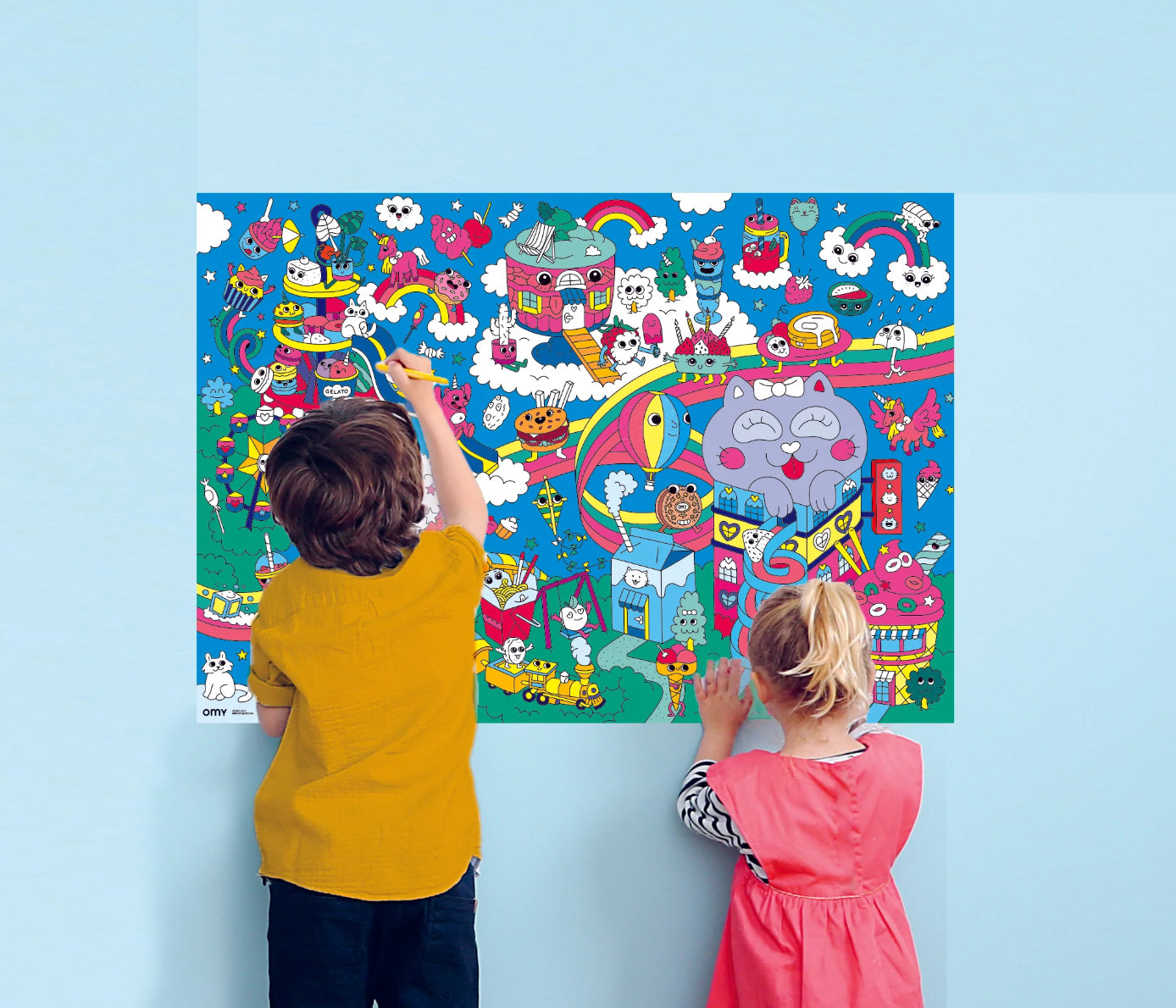 OMY Kawaii Giant Sticker Poster