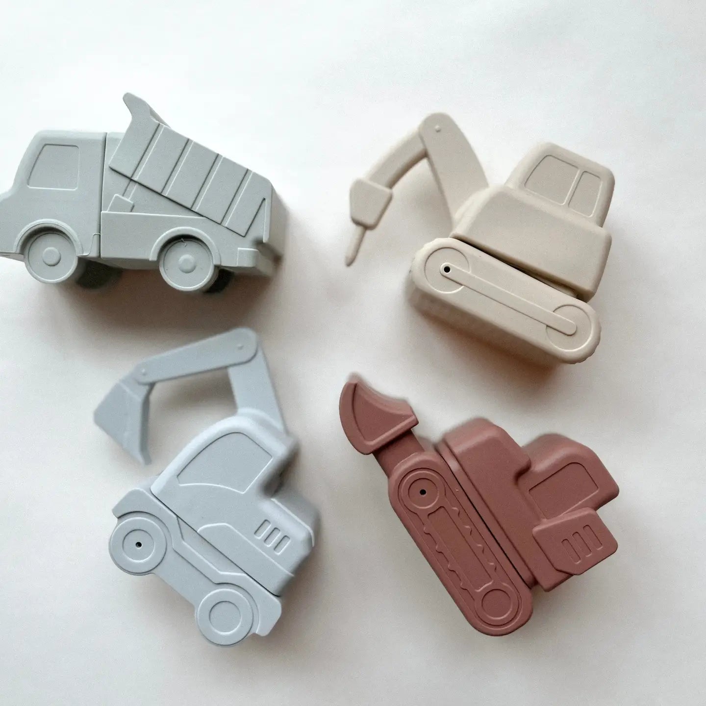 Construction Bath Toys - Pastel