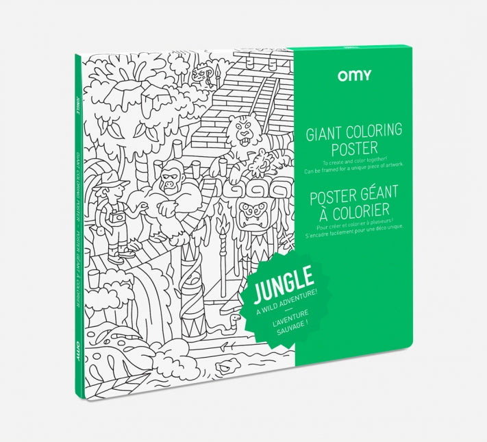 OMY Colouring Poster Jungle