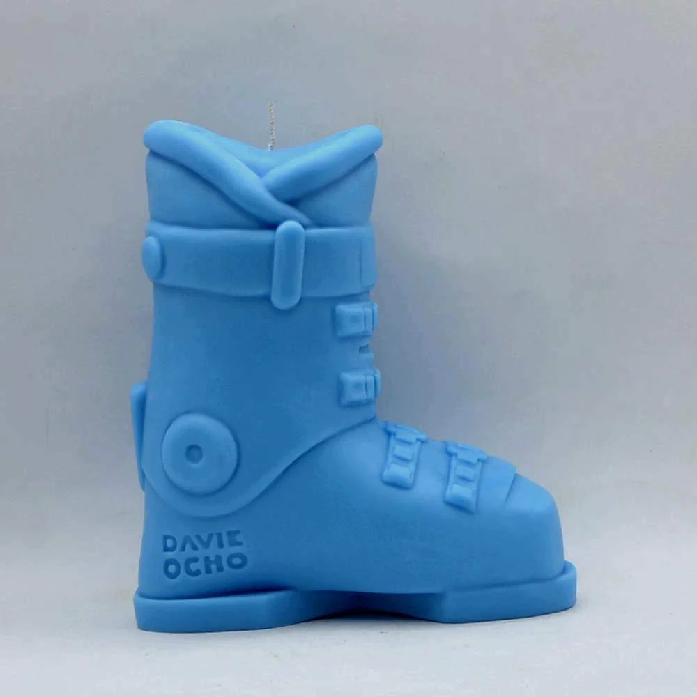 Ocho Candle Ski Bum - Blue