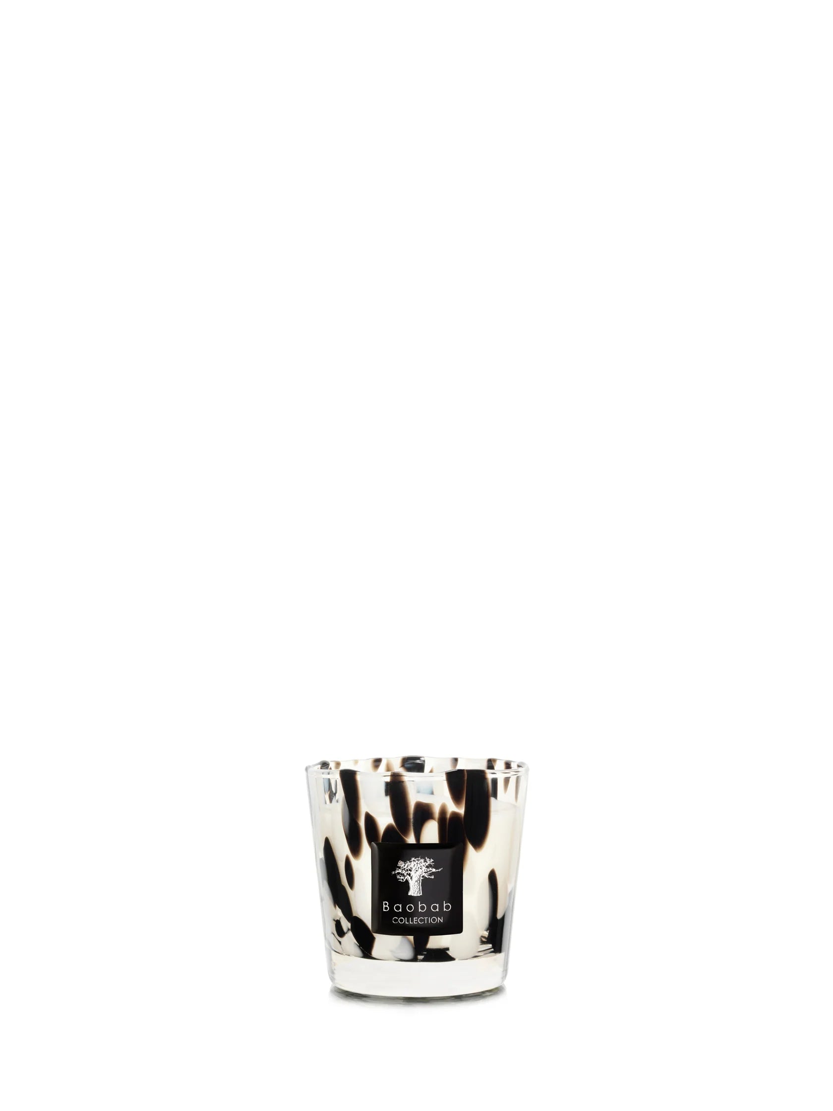 Baobab Candle Pearls Black