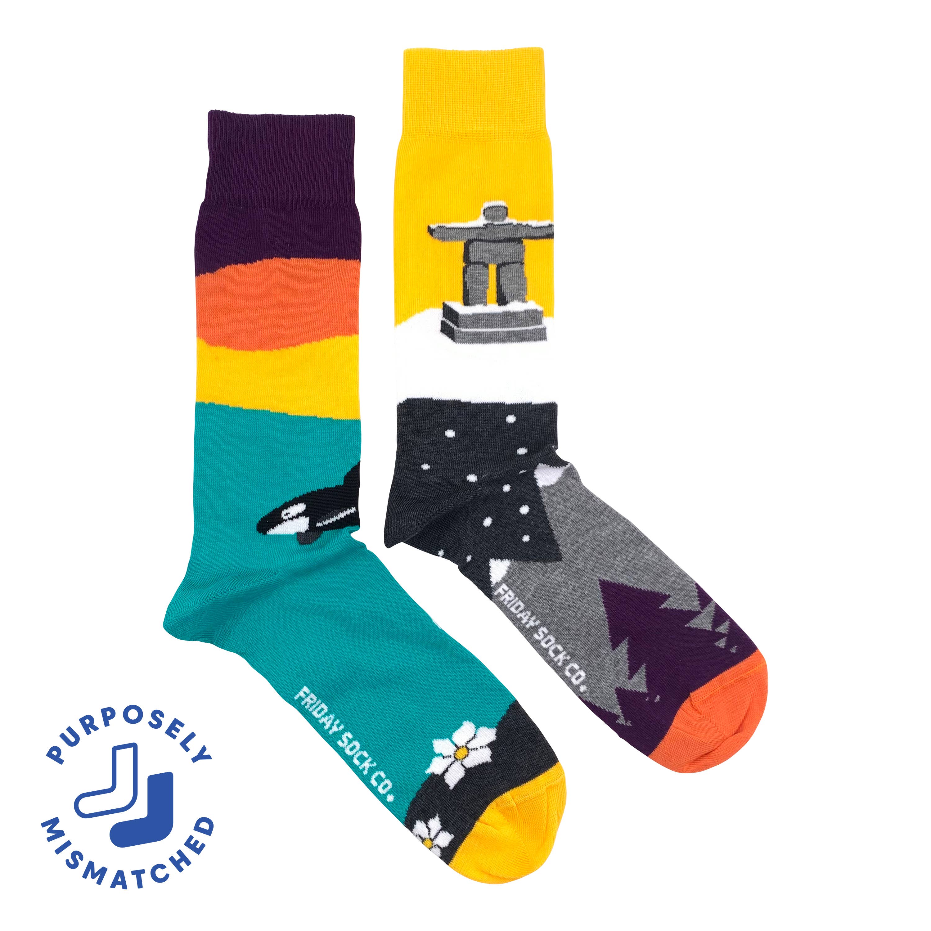 Friday Sock Co. - Men's  West Coast Canadian Landscape