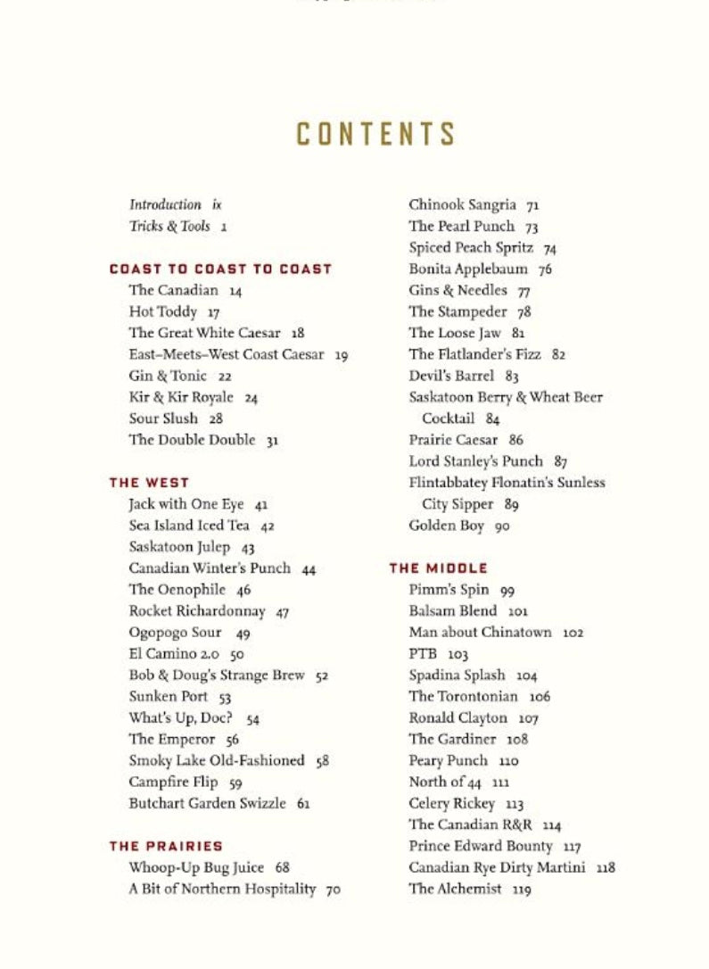 A Field Guide to Canadian Cocktails
