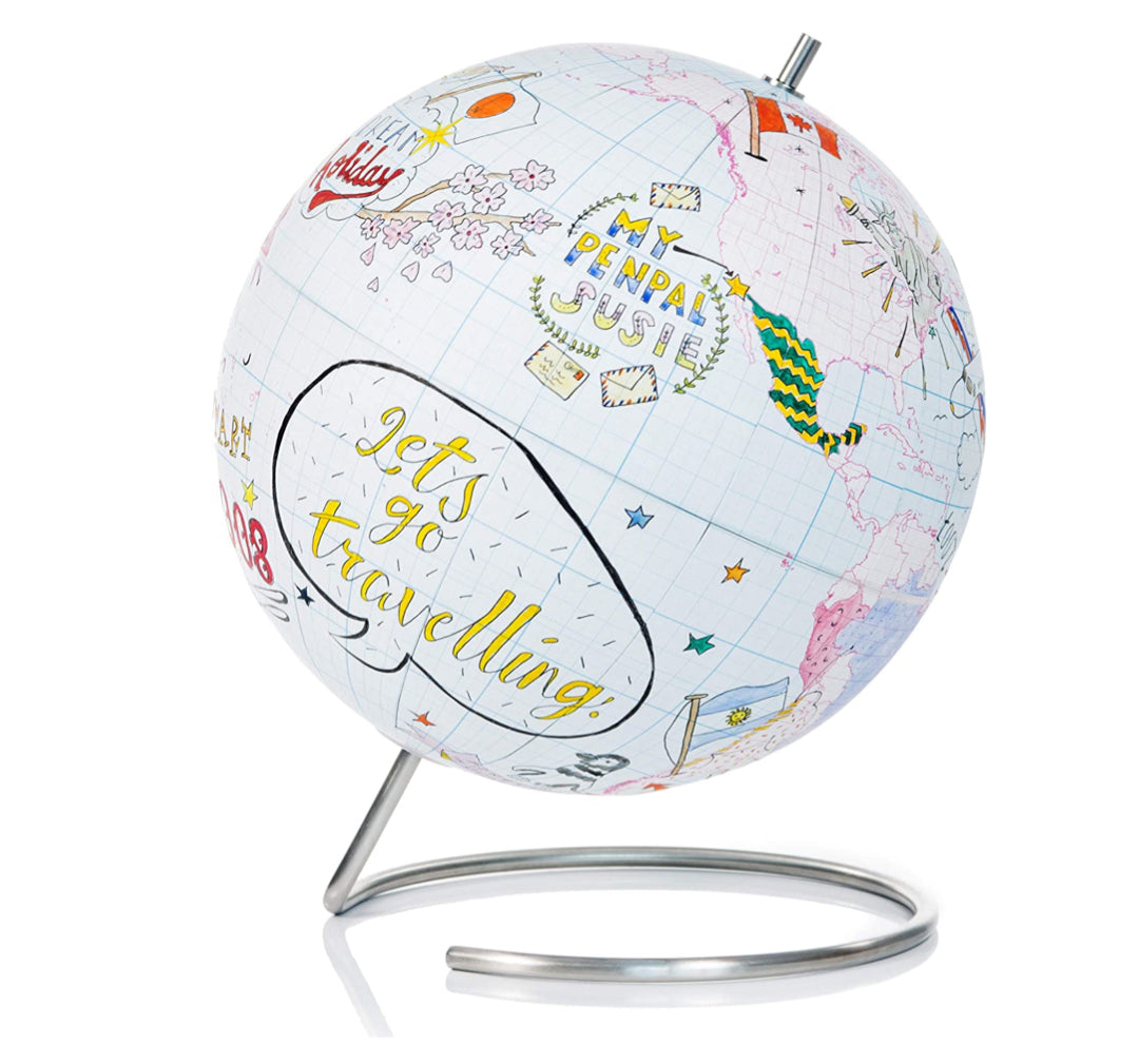 Suck UK Globe Journal Large