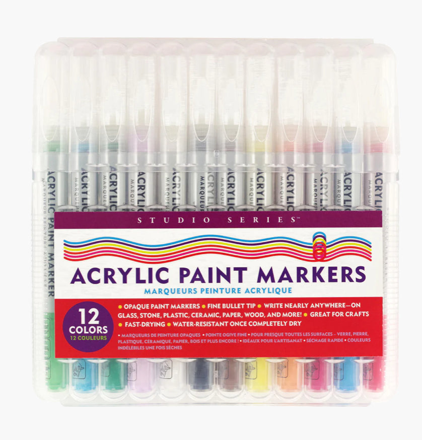 Studio Series Acrylic Paint Markers (12)