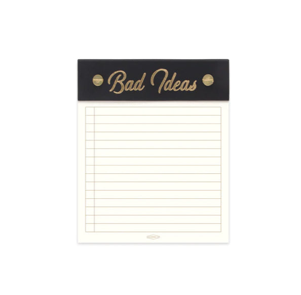 Designworks: "Bad Ideas" Bound Note Pad