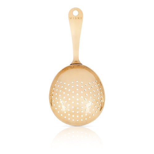 Viski Belmont Gold Julep Strainer
