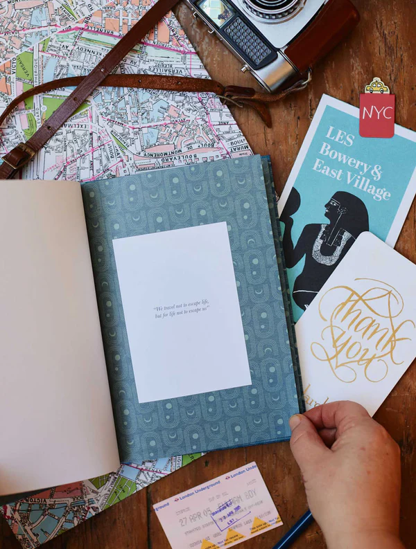 Write To Me My Travel Journal - Blue
