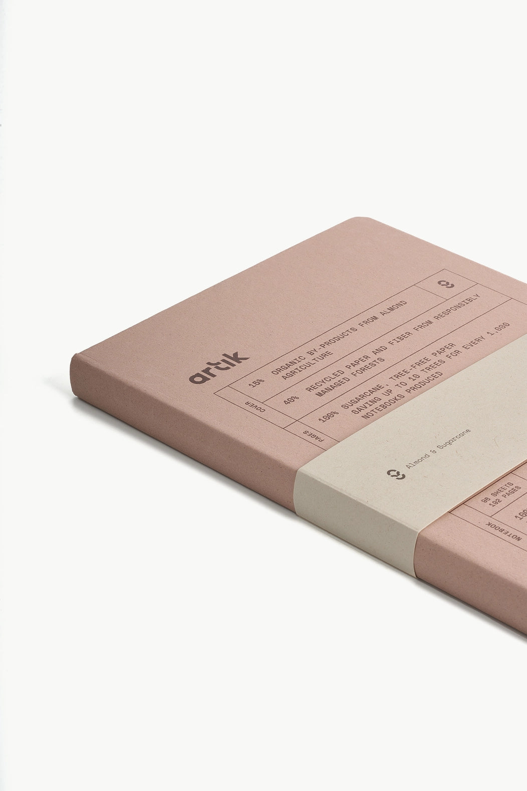 Artik Hard Cover Journal Almond