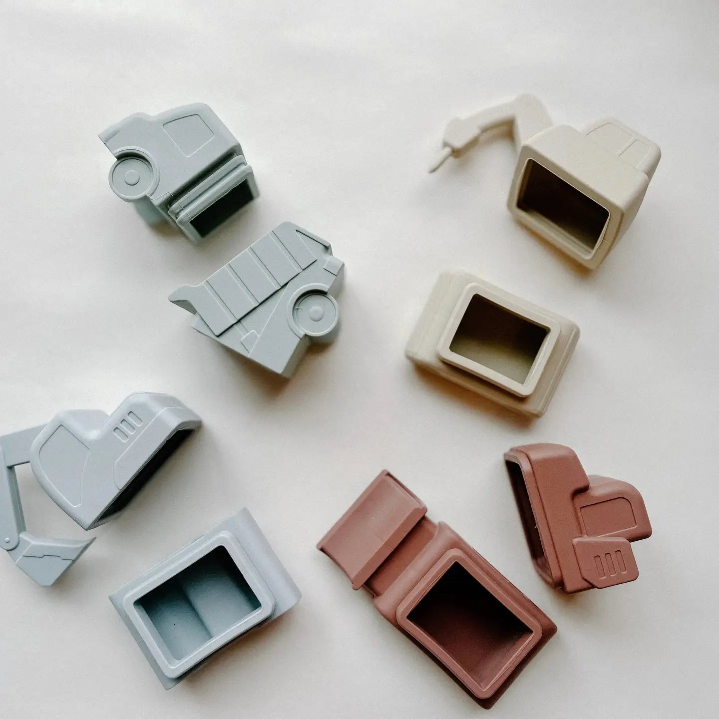 Construction Bath Toys - Pastel