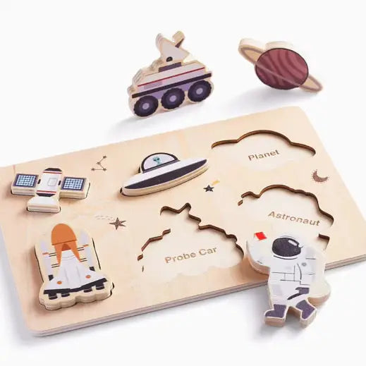 Space Adventure Wooden Puzzle