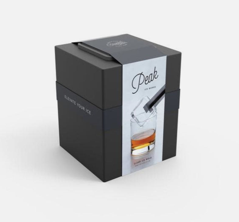 Peak Ice Works Clear Ice Mold Charcoal