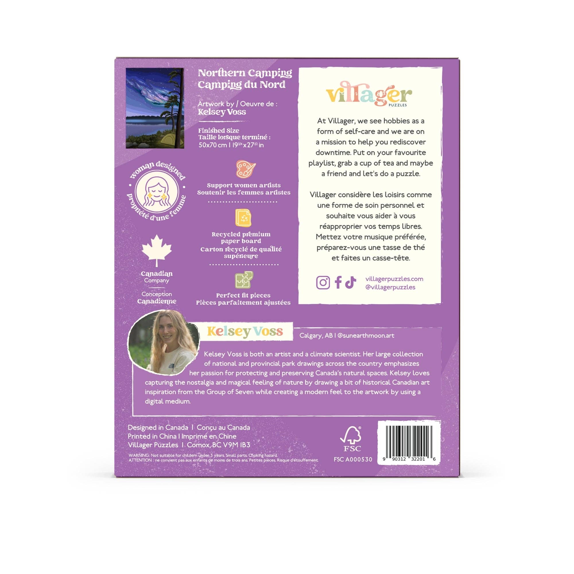 Villager Puzzles - Northern Camping (1000 pieces)